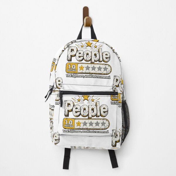 Item preview, People One Star Rating Total Nightmare Sarcastic Introvert Design designed and sold by voidlab01.