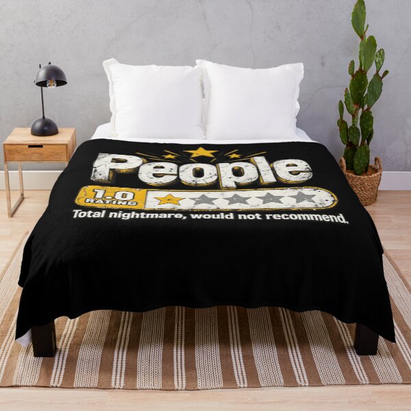 Item preview, People One Star Rating Total Nightmare Sarcastic Introvert Design designed and sold by voidlab01.