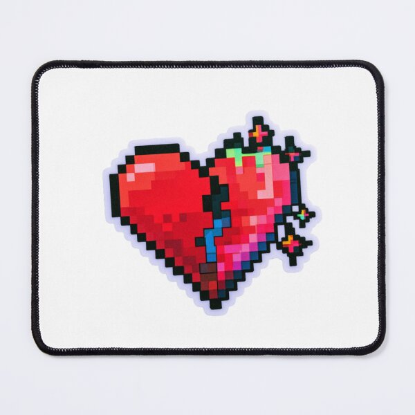 Item preview, Pixel Art Mended Heart Retro Gamer Love designed and sold by NicolasGlowArt.