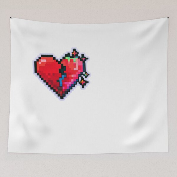 Item preview, Pixel Art Mended Heart Retro Gamer Love designed and sold by NicolasGlowArt.