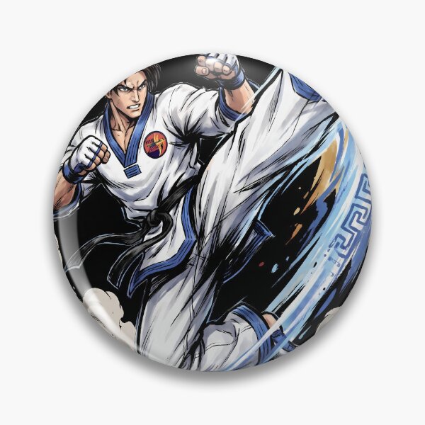 Item preview, Kim Kaphwan Fatal Fury Fighting Game Streetwear Tee designed and sold by Senpaiwaves.