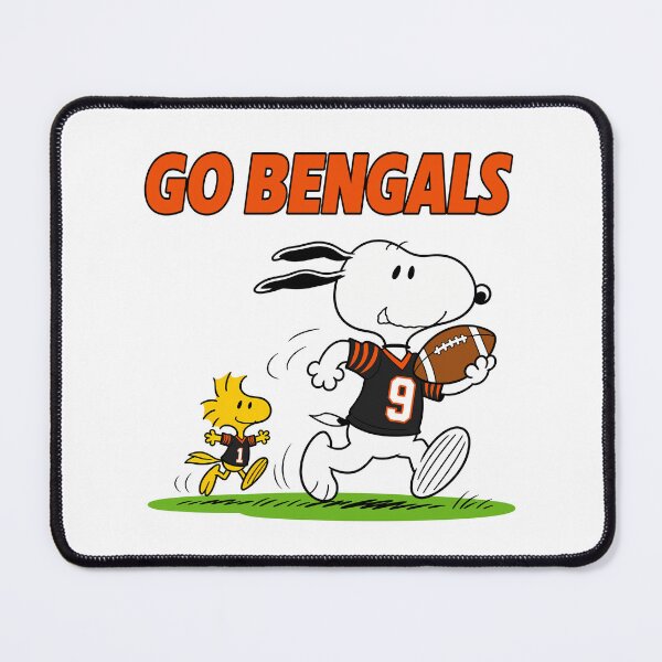 Item preview, Snoopy & Woodstock Cincinnati Bengals Football Retro F472 designed and sold by GLUVY-THEME.
