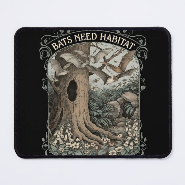 Item preview, Bats Need Habitat Bat Conservation designed and sold by MooonTees.