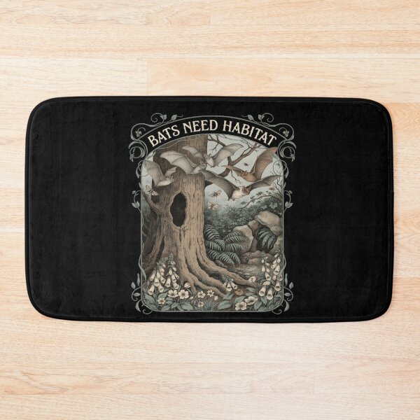 Item preview, Bats Need Habitat Bat Conservation designed and sold by MooonTees.