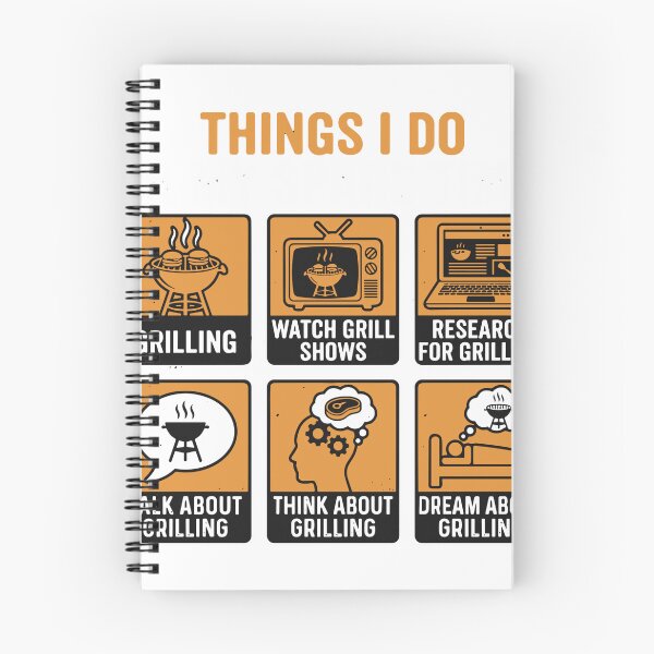 Item preview, Things I Do In My Spare Time Grilling Watch Grill Shows Research For Grilling Talk About Grilling Think About Grilling Dream About Grilling | Grill Master BBQ Lover Dad designed and sold by SofiBlair.