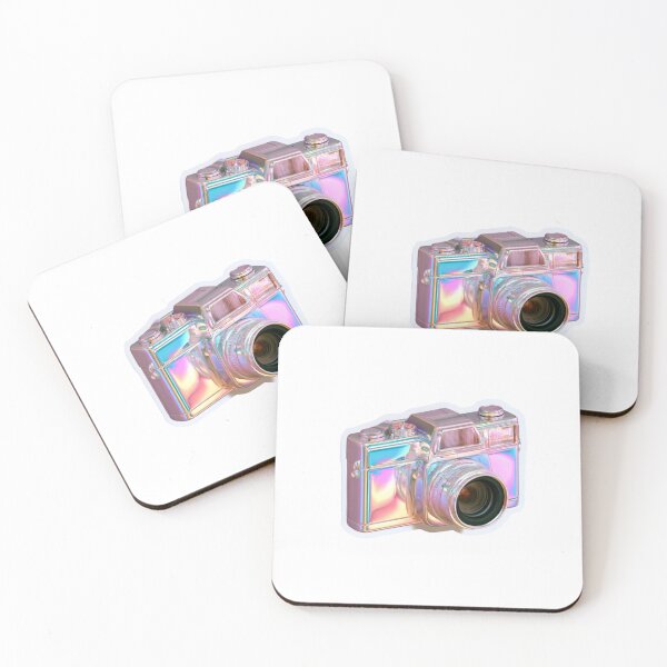 Item preview, Holographic Retro Camera Aesthetic Photography designed and sold by NicolasGlowArt.