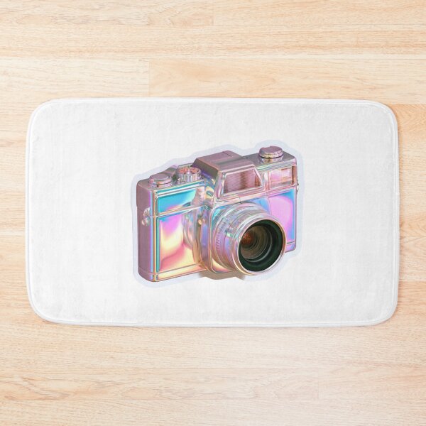 Item preview, Holographic Retro Camera Aesthetic Photography designed and sold by NicolasGlowArt.