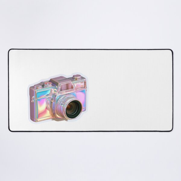 Item preview, Holographic Retro Camera Aesthetic Photography designed and sold by NicolasGlowArt.