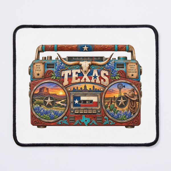 Item preview, Texas Gen X Boom Box designed and sold by Whimspired By Paxx.