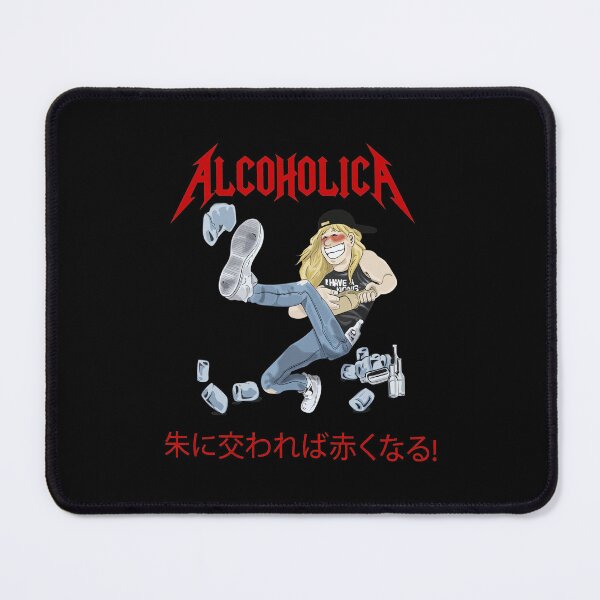 Item preview, Alcoholica Rock Fan Kicking with Cans designed and sold by KANDICZQUEZ.