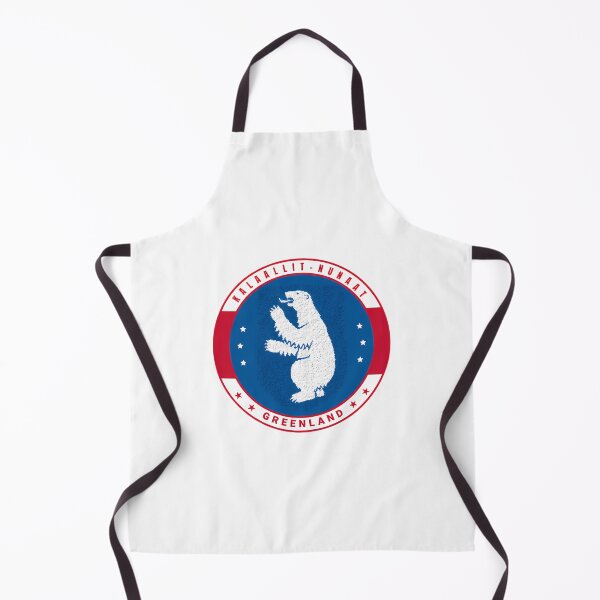 Item preview,  Greenland Coat Of Arms Kalaallit Nunaat Polar Bear In Blue Red designed and sold by Motivation_ Corner.