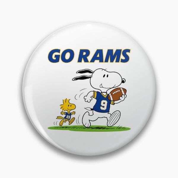 Item preview, Snoopy & Woodstock Los Angeles Rams Football Retro F473 designed and sold by GLUVY-THEME.