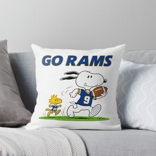 Item preview, Snoopy & Woodstock Los Angeles Rams Football Retro F473 designed and sold by GLUVY-THEME.