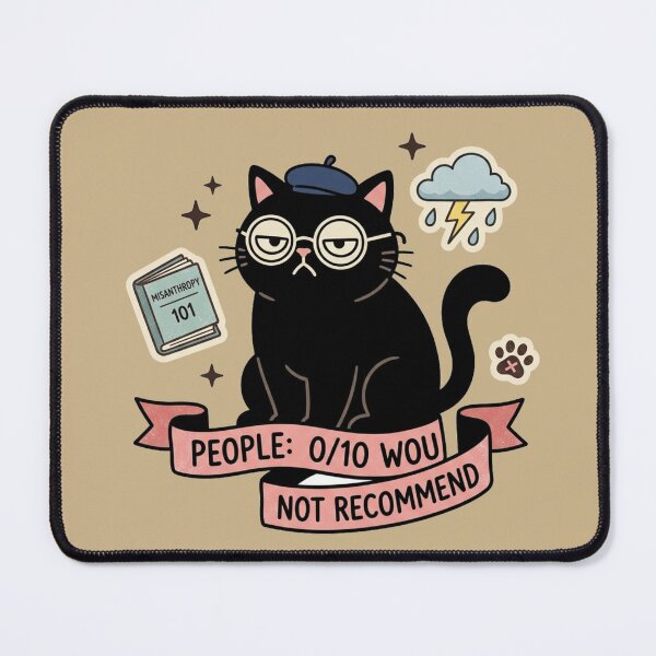 Item preview, Grumpy Cat People 0 /10 Would Not Recommend Art designed and sold by Fine-Arts-Lab.