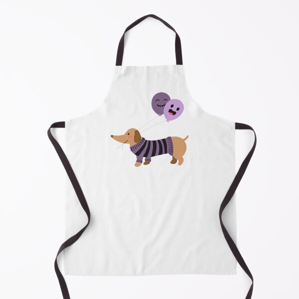 Item preview, Kawaii Halloween Dachshund Spooky Ghost Balloons Doxie Sweater designed and sold by poonzapoon.