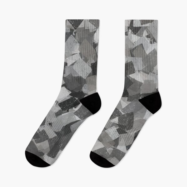 Item preview, Cubism Abstract Gray Black White Pattern designed and sold by ArtbyDebbieC.