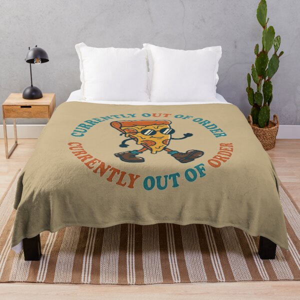 Item preview, Currently Out Of Order Retro Pizza Mascot Art designed and sold by Fine-Arts-Lab.