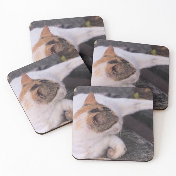 Item preview, Mama Cat Napping designed and sold by ROSE ANN BANILAR.