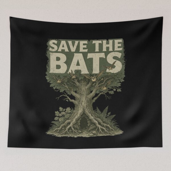 Item preview, Save The Bats Bat Conservation Nature designed and sold by MooonTees.