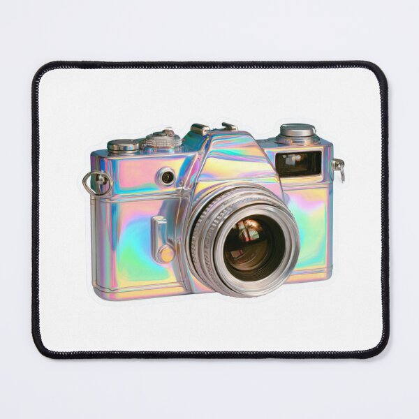 Item preview, Holographic Retro Film Camera Aesthetic Design designed and sold by NicolasGlowArt.