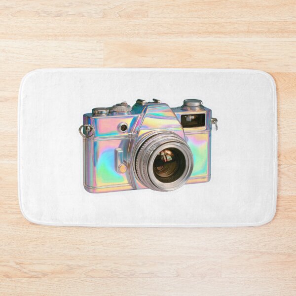 Item preview, Holographic Retro Film Camera Aesthetic Design designed and sold by NicolasGlowArt.
