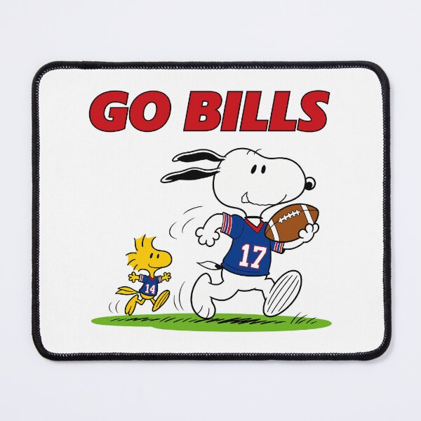 Item preview, Snoopy & Woodstock Buffalo Bills Football Retro F474 designed and sold by GLUVY-THEME.