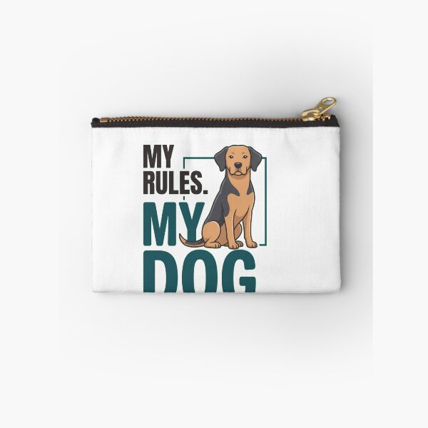 Item preview, MY RULES. MY DOG. ? — simple rules, loyal company. designed and sold by VIBECANVASSHOP .