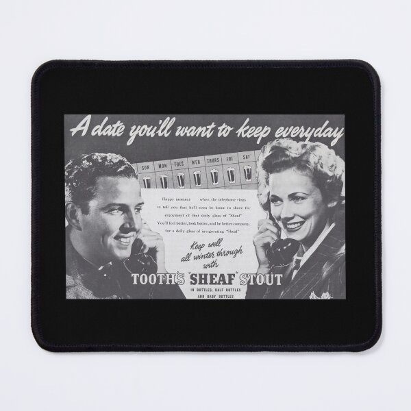 Item preview, TOOTH'S SHEAF STOUT - A DATE YOU'LL KEEP. BEER ADVERTISING designed and sold by Simontology.