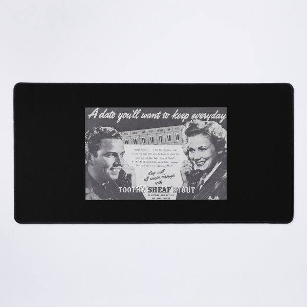 Item preview, TOOTH'S SHEAF STOUT - A DATE YOU'LL KEEP. BEER ADVERTISING designed and sold by Simontology.