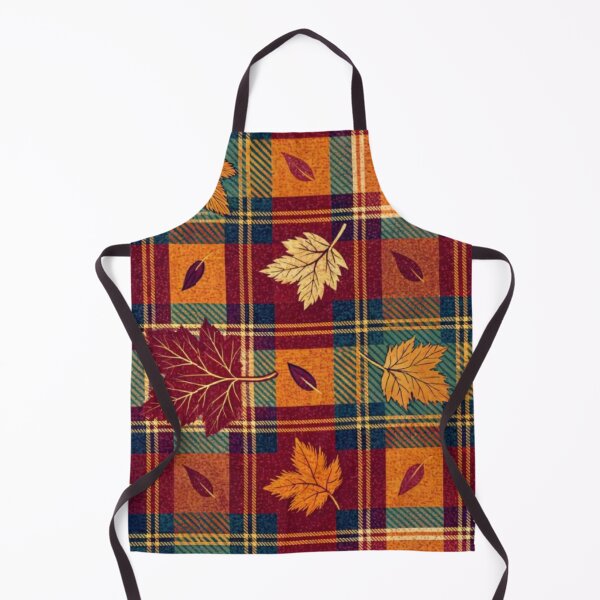 Item preview, Autumn Plaid Maple Leaves Seamless Pattern Tartan designed and sold by LYAN-STORE.