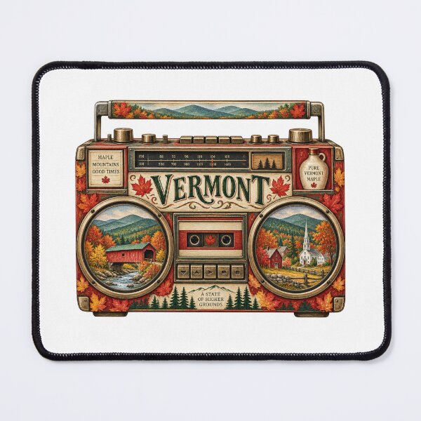 Item preview, Vermont Gen X Boom Box designed and sold by Whimspired By Paxx.