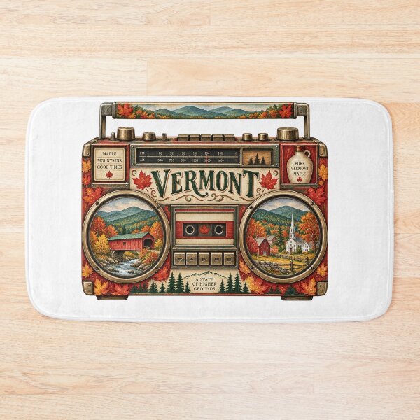 Item preview, Vermont Gen X Boom Box designed and sold by Whimspired By Paxx.