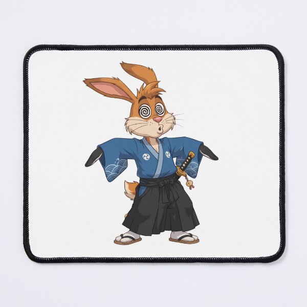 Item preview, Rabbit a Japanese Warrior designed and sold by Cowmiow .