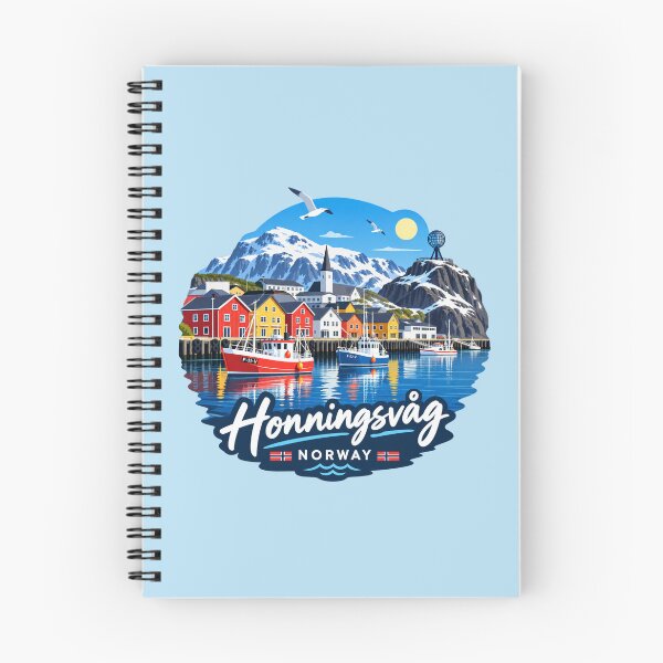 Item preview, Honningsvåg, Norway - Arctic Harbor designed and sold by Myra365Art.