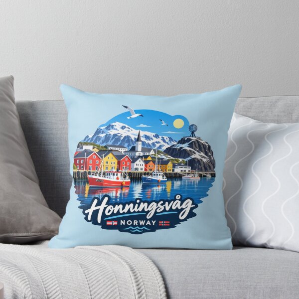 Item preview, Honningsvåg, Norway - Arctic Harbor designed and sold by Myra365Art.