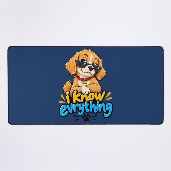 Item preview, I Know Everything Cute Dog Wearing Sunglasses Funny Animal Lover Gift Classic T-Shirt designed and sold by SeJaa.