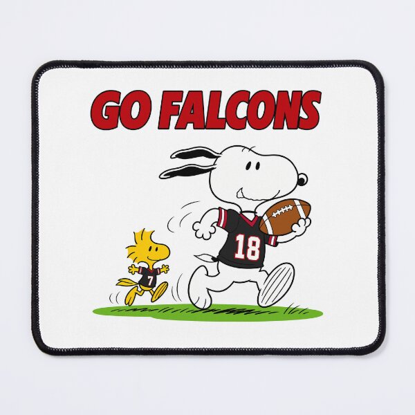 Item preview, Snoopy & Woodstock Atlanta Falcons Football Retro F475 designed and sold by GLUVY-THEME.