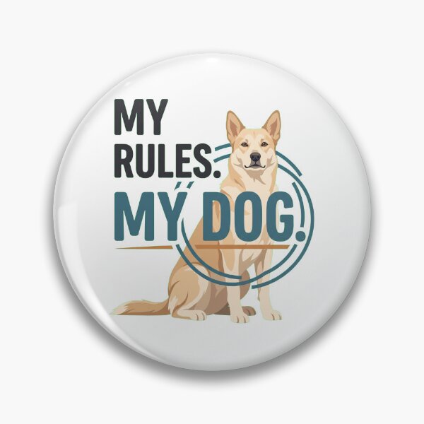 Item preview, Copy of MY RULES. MY DOG. ? — simple rules, loyal company. designed and sold by VIBECANVASSHOP .