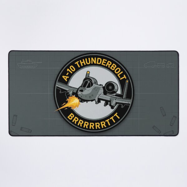 Item preview, A-10 Thunderbolt II Brrrrrrttt Tactical Military Jet designed and sold by ArtDreams92.