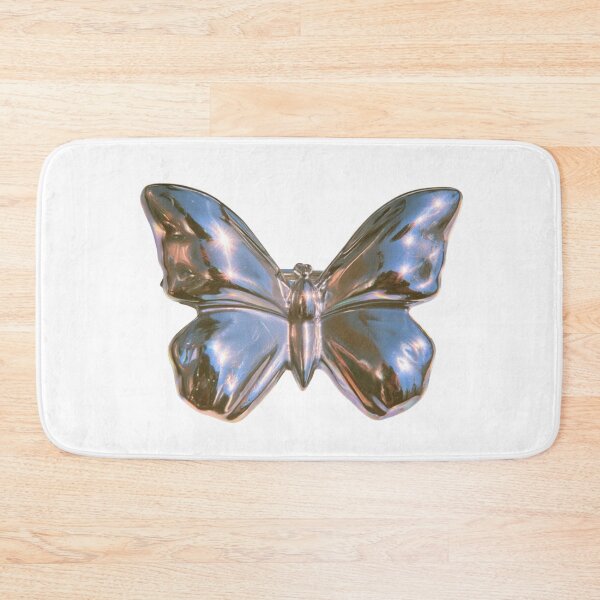 Item preview, Chrome Butterfly Aesthetic Y2K Digital Art designed and sold by NicolasGlowArt.