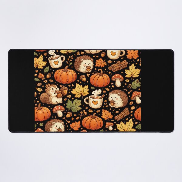 Item preview, Cozy Autumn Seamless Pattern Cottagecore Collage designed and sold by BeardWave.