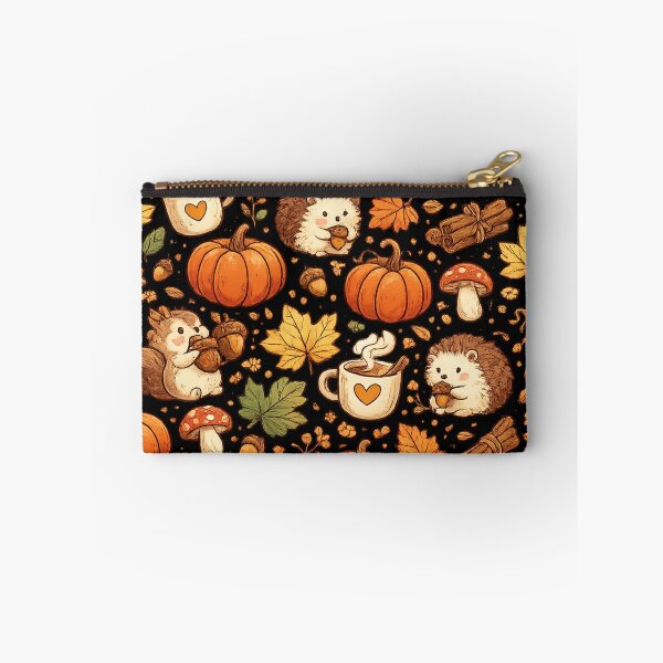 Item preview, Cozy Autumn Seamless Pattern Cottagecore Collage designed and sold by BeardWave.