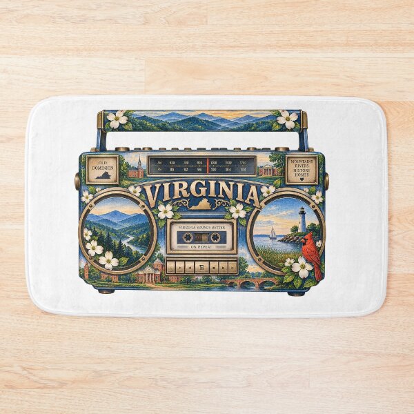 Item preview, Virginia Gen X Boom Box designed and sold by Whimspired By Paxx.