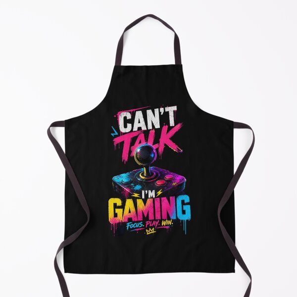 Item preview, Can't Talk I'm Gaming Funny Gamer | Retro Arcade Joystick Gamer Gift designed and sold by StyxIND.