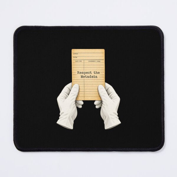 Item preview, Respect the Metadata Vintage Library Card designed and sold by KAYJAY DESIGNS.