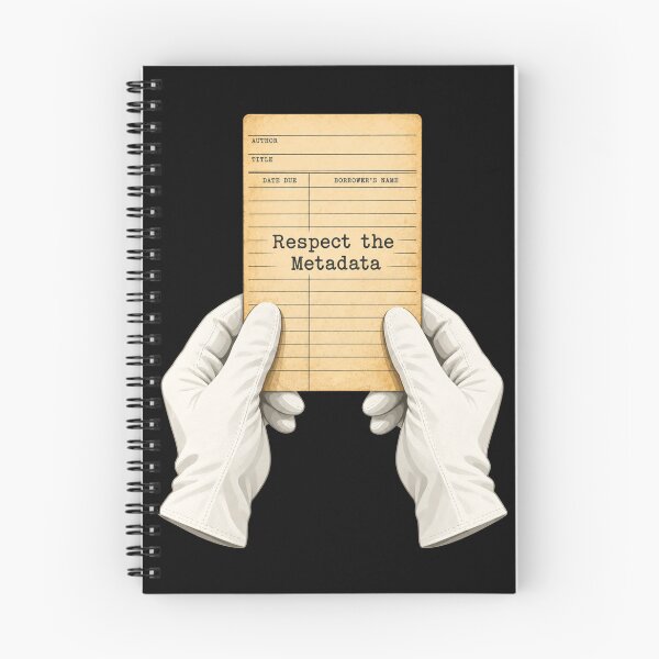 Item preview, Respect the Metadata Vintage Library Card designed and sold by KAYJAY DESIGNS.