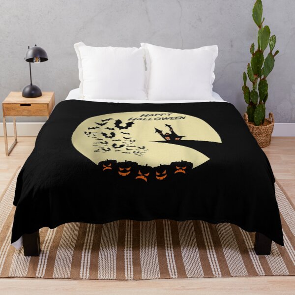 Item preview, Happy Halloween Haunted House Bats Full Moon Spooky Shirt    designed and sold by Minranshop.