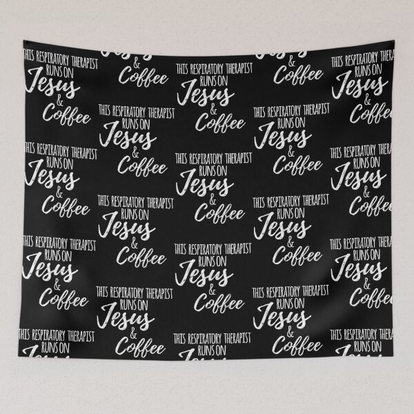 Item preview, This Respiratory Therapist Runs On Jesus  Coffee designed and sold by izaiah-correa.