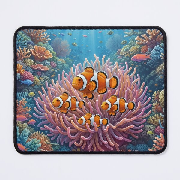 Item preview, Coral Reef Symphony Wall Art – Vibrant Tropical Ocean Marine Life Illustration Coastal Decor designed and sold by ZyxDes.
