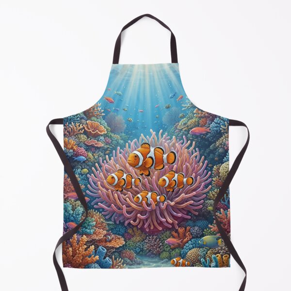 Item preview, Coral Reef Symphony Wall Art – Vibrant Tropical Ocean Marine Life Illustration  Coastal Decor designed and sold by ZyxDes.
